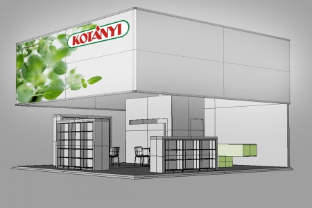 Entwurf Kotanyi Messestand